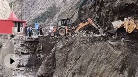 Bridge Collapses After Landslide In Himachals Chamba