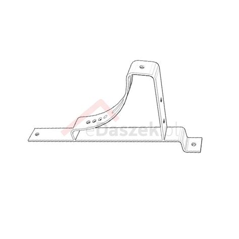 Wspornik mocownika ławy kominiarskiej MDM typ BD blachodachówka moduł