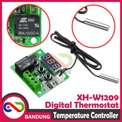 Jual XH W1209 DIGITAL THERMOSTAT TEMPERATURE CONTROLLER SWITCH WITH