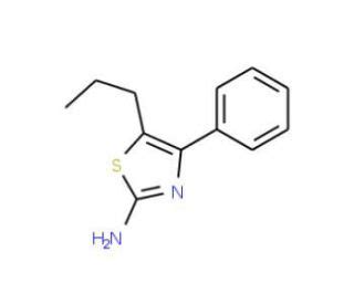 Phenyl Propyl Thiazol Ylamine Chemical Structure Image