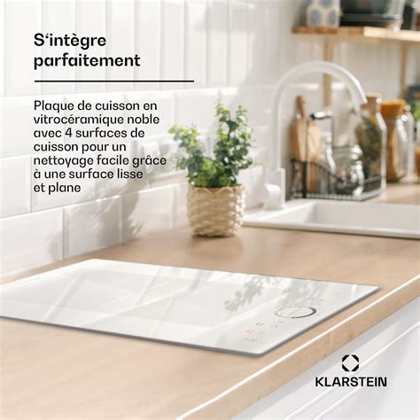 Klarstein Plaque Induction Plaque De Cuisson à Induction 2 Feux 3500w Table De Cuisson à