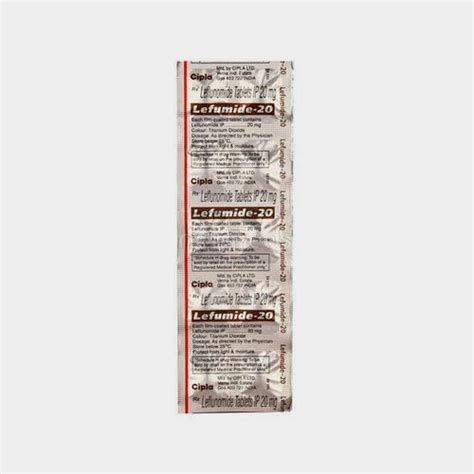 Lefumide Leflunomide Tablets at ₹ 300/stripe | Leflnomide in Nagpur ...