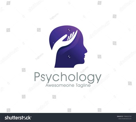 Mental Health Logo Designhand Head Logo Stock Vector (Royalty Free ...