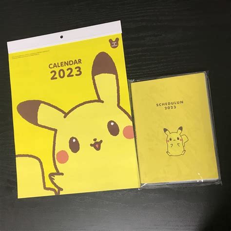 【未使用】ミスド 福袋 ポケモン スケジュールン カレンダー 2023 スケジュール帳 ミスタードーナツ ポケットモンスター ピカチュウ ②の