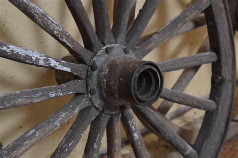 Antique Wooden Wagon Wheels Ebth