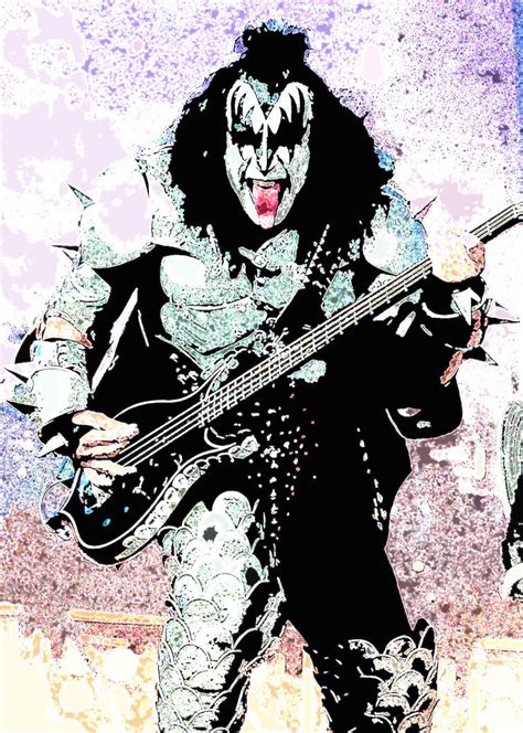 Gene Simmons Rocks The Sponge By Otterfeelings On Deviantart