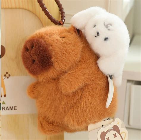 Capybara Keychain Capybara Bag Charm Capybara Keyring Gantungan