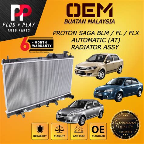 Radiator Proton Saga Blm Fl Flx Automatic At Shopee Malaysia