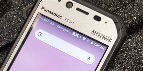 Panasonic Toughbook N1 Review A Niche Phone With Built In Barcode Scanner