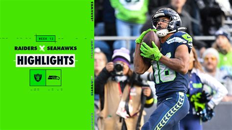 Week Seahawks Vs Raiders Game Highlights