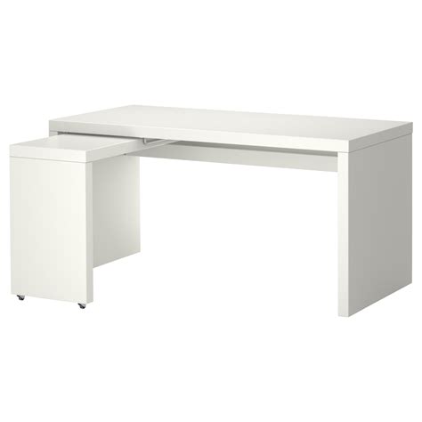 Malm Desk With Pull Out Panel White Ikea Hong Kong And Macau