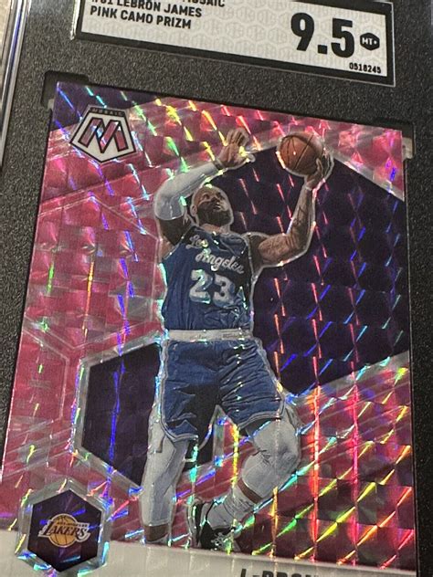 Panini Mosaic Mosaic Green Prizm Lebron James For Sale