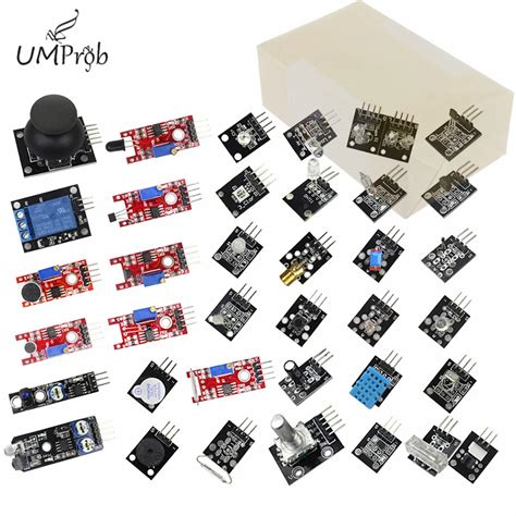 Kit De Modules De Capteur 37 En 1 Pour Arduino Uno R3 Mega 2560 Aliexpress