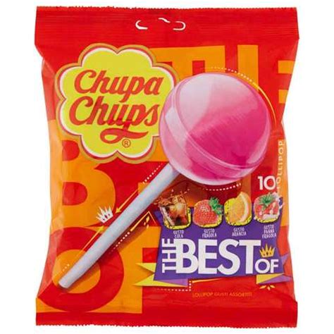 Buy Chupa Chups Lollipops The Best Of Cola Milky Fruit Gram