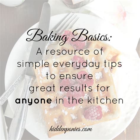 Baking Basics