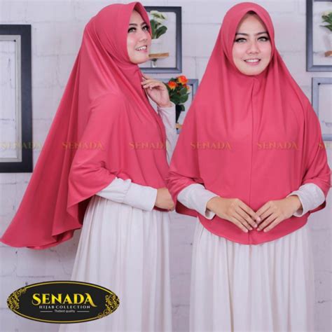 Jual SENADA Jilbab Jersey Jumbo Jersey Super Zoya Super Bergo Ped