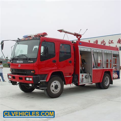 Isuzu P Ftr L Cbm Water Foam Tank Emergency Rescue Fire Engine