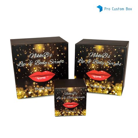 Custom Lip Scrub Boxes Bulk Lip Balm Packaging Boxes Wholesale