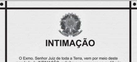 O que é intimação judicial Luiz Antonio