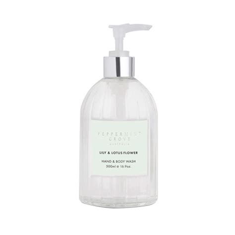 Peppermint Grove Lily And Lotus Flower Hand And Body Wash 500ml Aston James