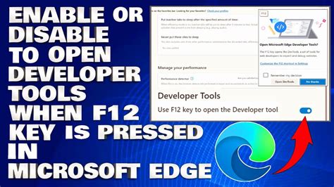 How To Enable Or Disable To Open The Developer Tools When The F Key