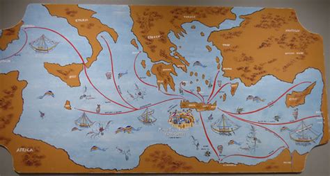 Minoan Trading Routes 1600 1400bc Heraklion Archaeologic Flickr