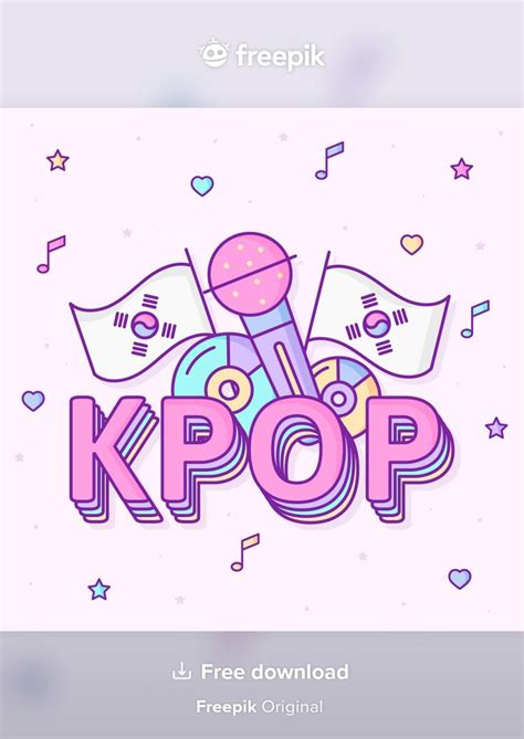 Premium Vector K Pop Music Concept