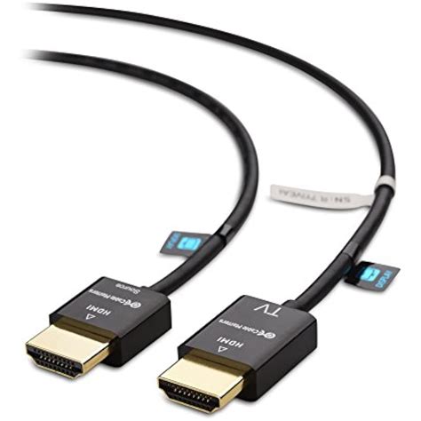 Ultra Thin Hdmi Cable With Redmere Ultra Slim Cable 4k Rated Ethernet