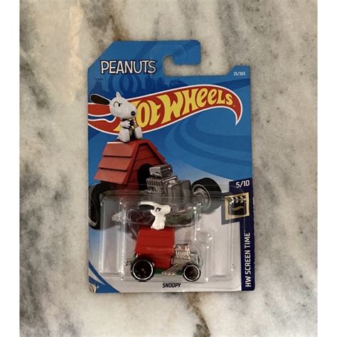 Hot Wheels Peanuts Snoopy Shopee Brasil