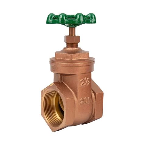 2 1 2 Inch Brass Gate Valve Landscape Products Inc