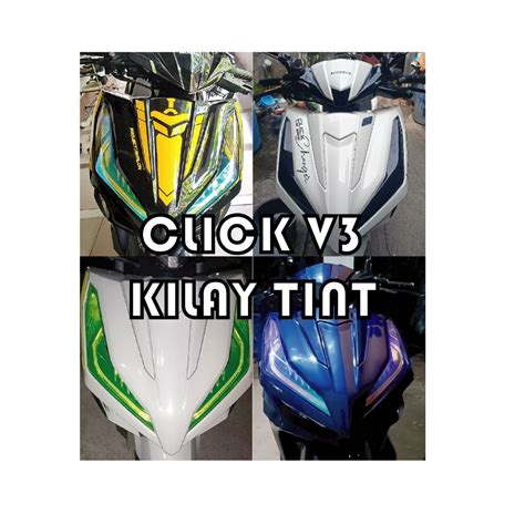 Honda Click V V Kilay Tint Game Changer Shopee Philippines