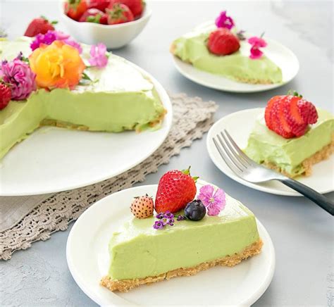 No Bake Avocado Cheesecake Kirbie S Cravings