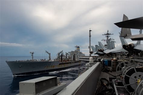 Dvids Images Uss Carl Vinson Cvn Conducts Fueling At Sea With