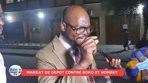 Reactions Avocats Apres Mandat Depot Boko Et Homeky Youtube