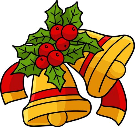 Campanas De Navidad Cartoon Color Clipart 11415817 Vector En Vecteezy