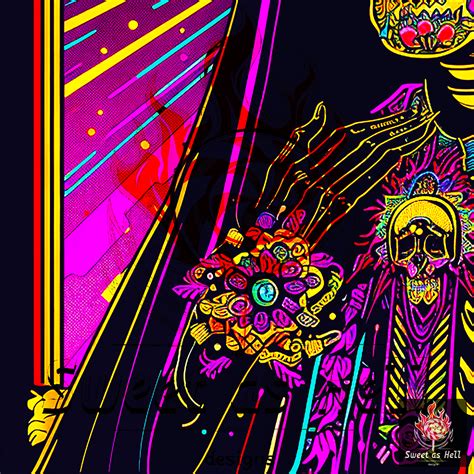 Sweet As Hell Designs Mother Muerte Composition Behance