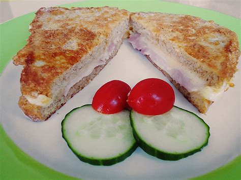 Schinken Käse Toast aus der Pfanne von Draconia Chefkoch de