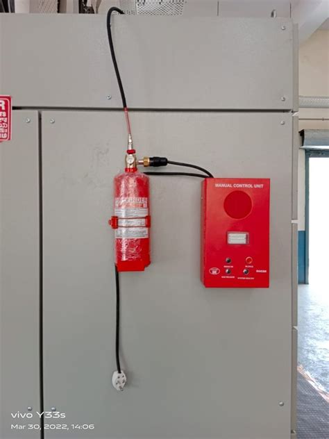 Clean Agent Gas Based Automatic Fire Extinguishing System For