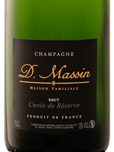 N V D Massin Cuvée de Réserve Brut Champagne Vivino 日本