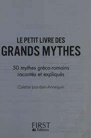 Le Petit Livre De Les Grands Mythes French Edition Colette