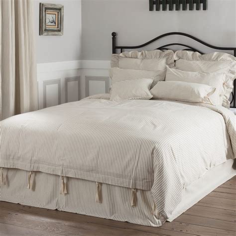 Ideas For Farmhouse Farmhouse Ticking Bedding Set