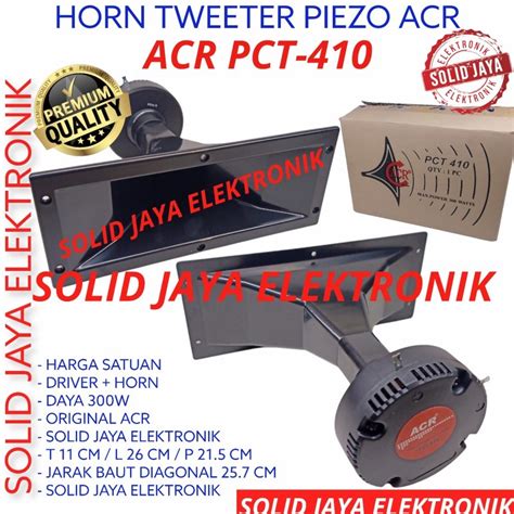 Jual TERPERCAYA TWEETER KOTAK ACR HORN 300W PCT 410 PIEZO PIEZZO TWITER