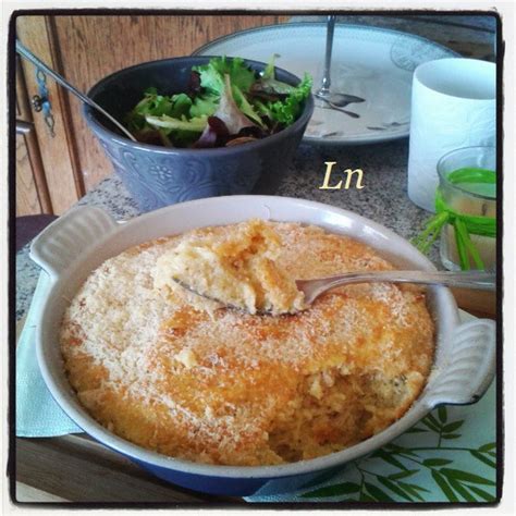 Recette de Gratin de polenta crémeuse au poulet et au parmesan