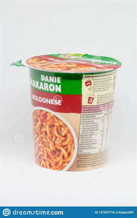 Knorr Danie Makaron Bolognese Instant Spaghetti Bolognese Dish