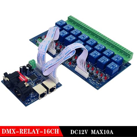 Ch Dmx Relais Decoder Dc V Max A Groep Relais Schakelaar Main