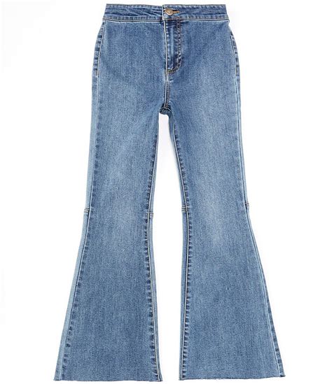 Chelsea And Violet Big Girls 7 16 Denim Exaggerated Flare Jeans Dillards