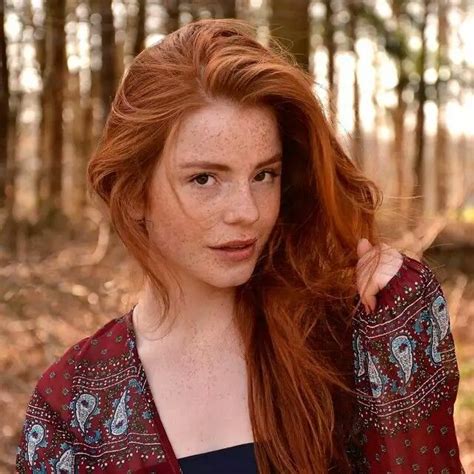 Pin By Love The Red On Luca Hollestelle Red Hair Brown Eyes