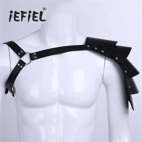 Aliexpress Buy IEFiEL Male Faux Leather Adjustable Armor Costumes