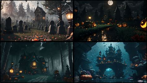 ArtStation - 200+ Halloween Landscape - 4K | Artworks