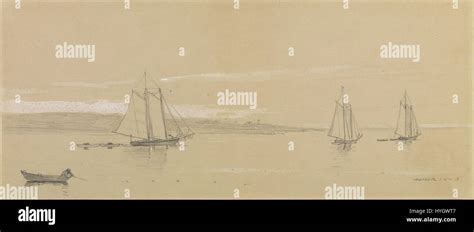 Winslow Homer Fishing Fleet At Gloucester Stock Photo Alamy